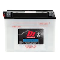 MOTOMASTER Powersports Battery, 50N18L-A3 Front_Flat