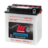 MOTOMASTER Powersports Battery, 10L-B Front_Angled_Left