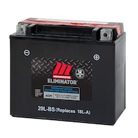 MOTOMASTER ELIMINATOR AGM Powersports Battery, 20L-BS