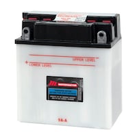 MOTOMASTER Powersports Battery, 9A-A Front_Three_Fourths_Angled_Left