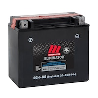 Batterie MOTOMASTER ELIMINATOR AGM pour véhicules de sports motorisés, 20H-BS Front_Three_Fourths_Angled_Right