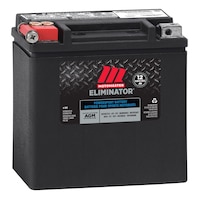 MOTOMASTER ELIMINATOR AGM Factory-Activated Powersports Battery, ETX14 Front_Angled_Right