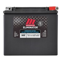 Batterie MotoMaster Eliminator AGM pour véhicule de sport motorisé, activée en usine, ETX20L Front_Flat