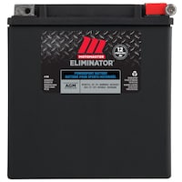 Batterie MotoMaster Eliminator AGM pour véhicules de sport motorisé, activée en usine, ETX30LA Front_Flat