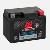 MOTOMASTER ELIMINATOR AGM Factory-Activated Powersports Battery, ET4L Front_Angled_Right