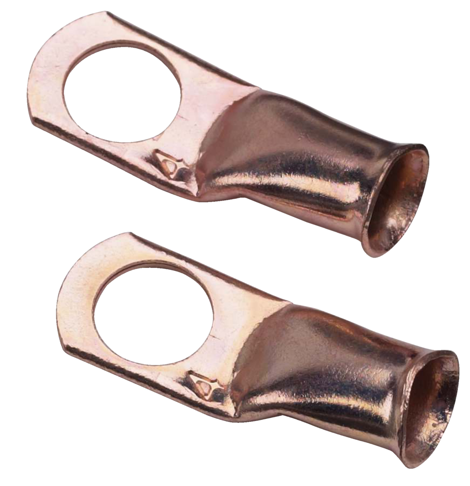 MotoMaster Copper Battery Cable Ends/Terminal Lugs/Ring Terminals, 4