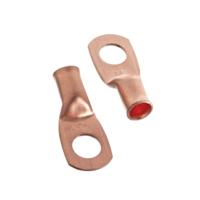 MotoMaster Copper Battery Cable Ends/Terminal Lugs/Ring Terminals, 4-Gauge, 3/8-in Stud Overhead_Plunge