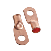 MotoMaster Copper Battery Cable Ends/Terminal Lugs/Ring Terminals, 1-Gauge, 3/8-in Stud Overhead_Plunge