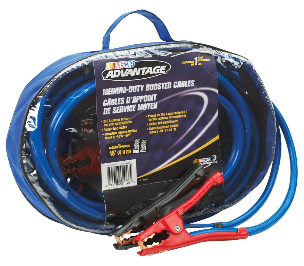 Nascar Advantage 16ft Booster Cables Canadian Tire