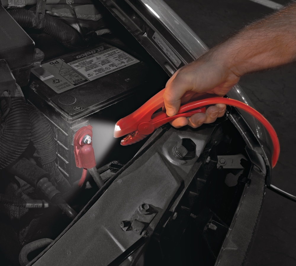 MotoMaster Eliminator LED Booster/Jumper Cables, 6Gauge, 12ft