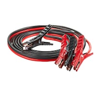 MotoMaster Medium-Duty Booster/Jumper Cables with Built-in LED Lights, 4-Gauge, 20-ft Front_Angled_Left