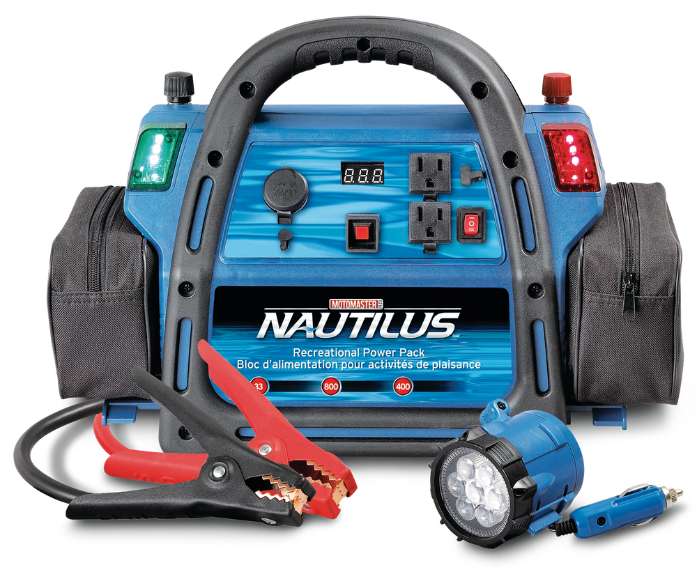 MotoMaster Nautilus Portable Power Pack & Battery Booster/Jump Starter