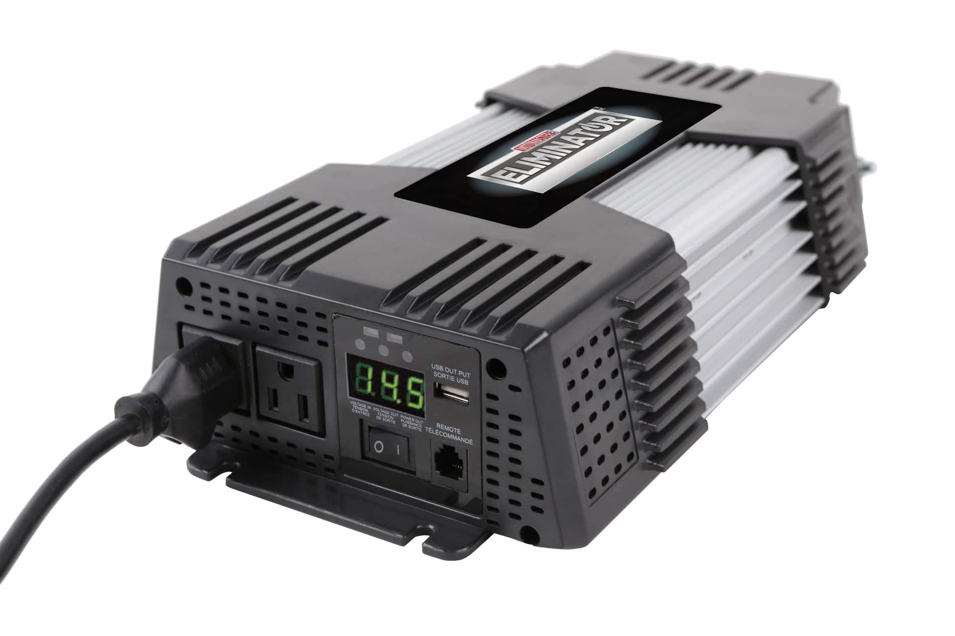 Onduleur portatif à onde sinusoïdale pure MotoMaster Eliminator 1000 W,  télécommande à fil incluse