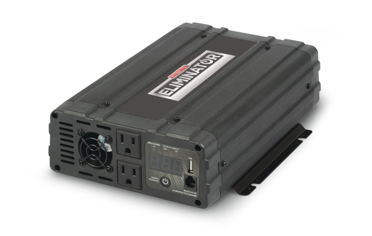 Onduleur portatif à onde sinusoïdale pure MotoMaster Eliminator 1000 W,  télécommande à fil incluse