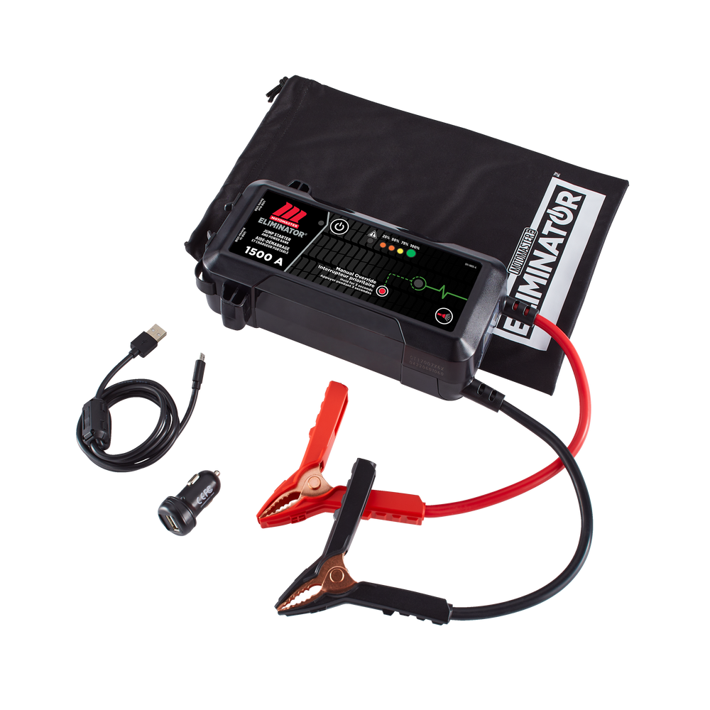 MotoMaster Eliminator Booster Pack/Jump Starter & USB Power Bank