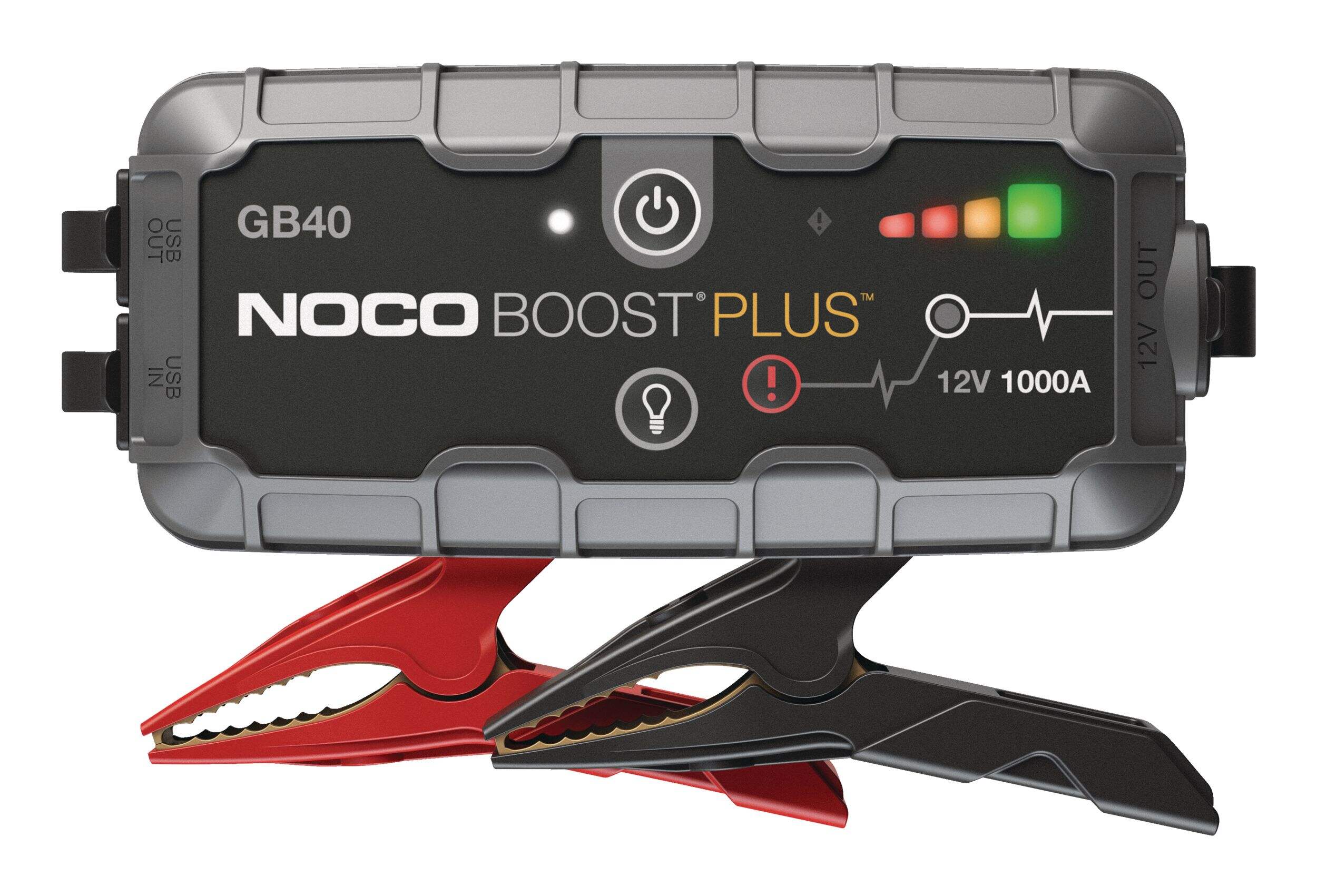 NOCO GB40 Boost Plus Booster Pack/Jump Starter, 1000-Amp, 12V Composite_or_Mixed