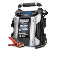 MotoMaster Eliminator Booster Pack/Jump Starter, With Auto-Stop Digital Air Compressor, 1000 Peak Amp, 12V Front_Angled_Left