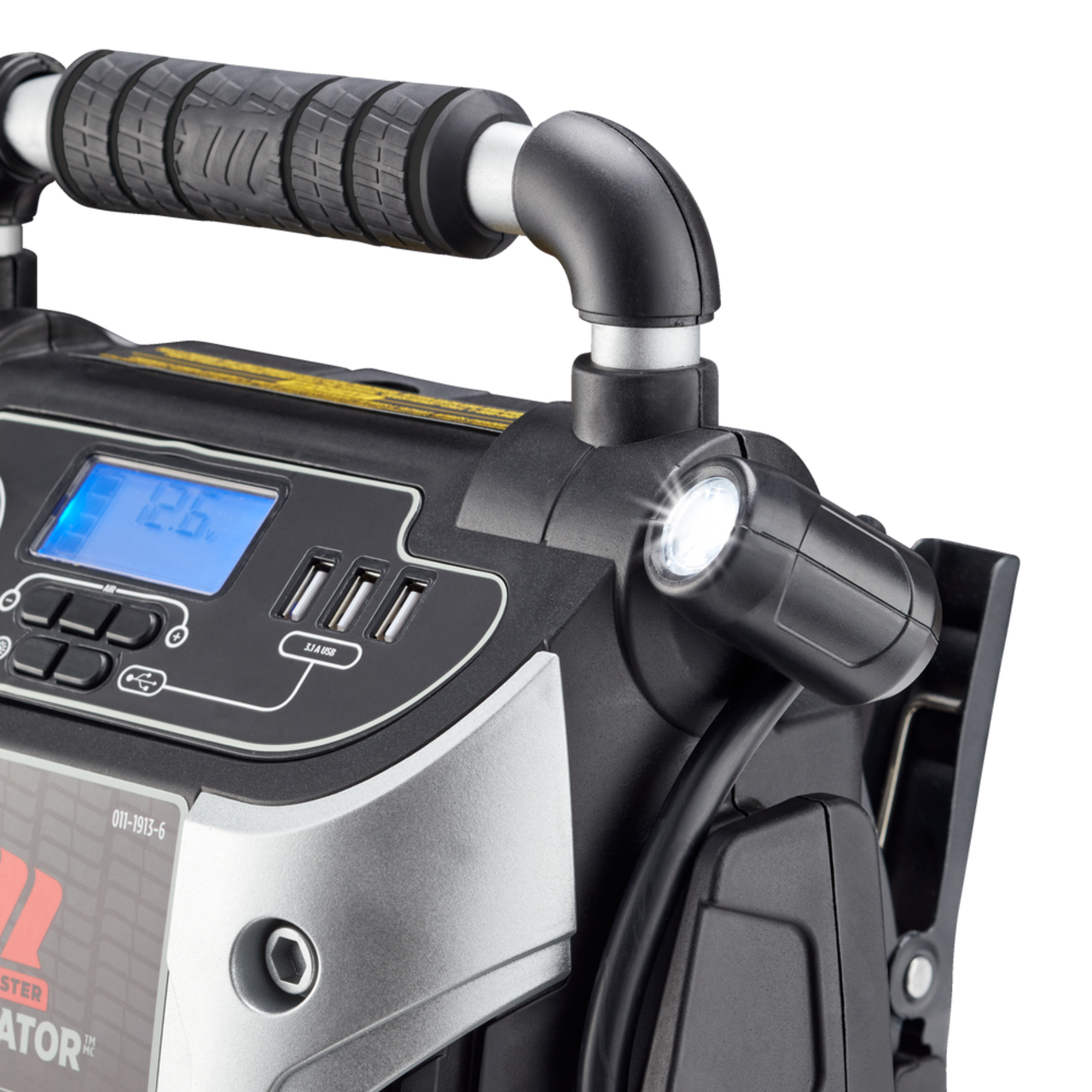 Bloc d’alimentation/démarreur de batterie MotoMaster Eliminator avec  compresseur pneumatique numérique muni d’une fonction d’arrêt automatique