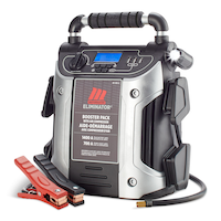 MotoMaster Eliminator Booster Pack/Jump Starter, With Auto-Stop Digital Air Compressor, 1400 Peak Amp, 12V Front_Three_Fourths_Angled_Left