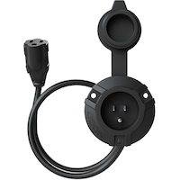 NOCO GCP1 AC Port Plug/Power Socket with 16-in Extension Cable, Waterproof Front_Flat