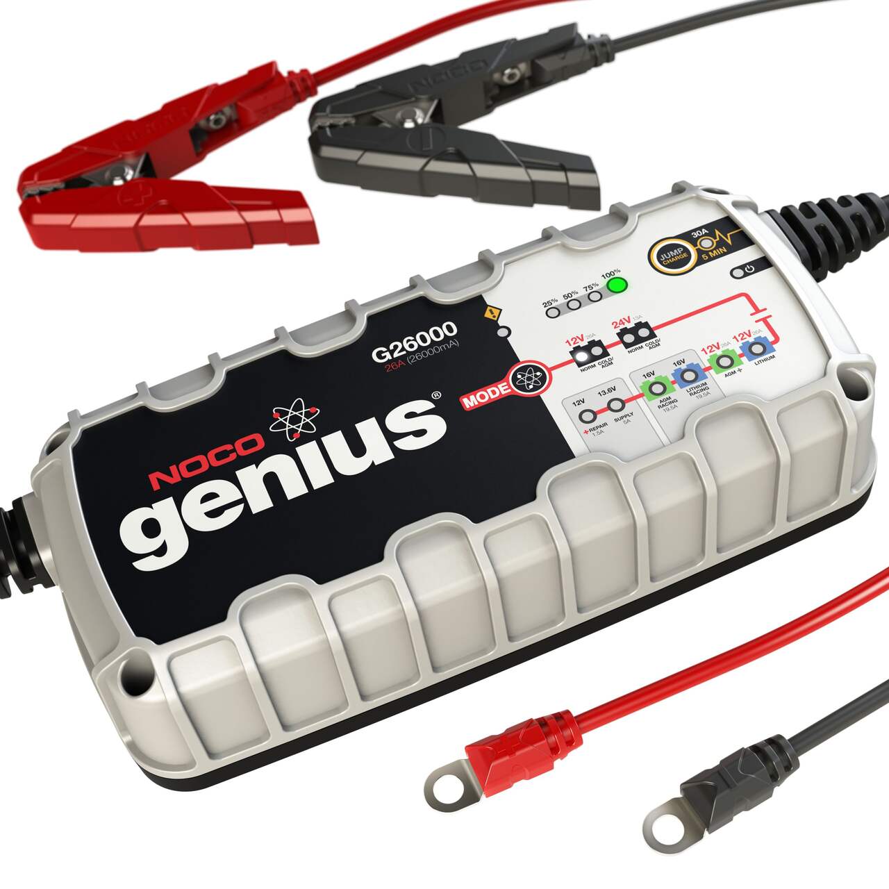 Chargeur de batterie intelligent NOCO Genius G26000, 26 A, 12 V/24