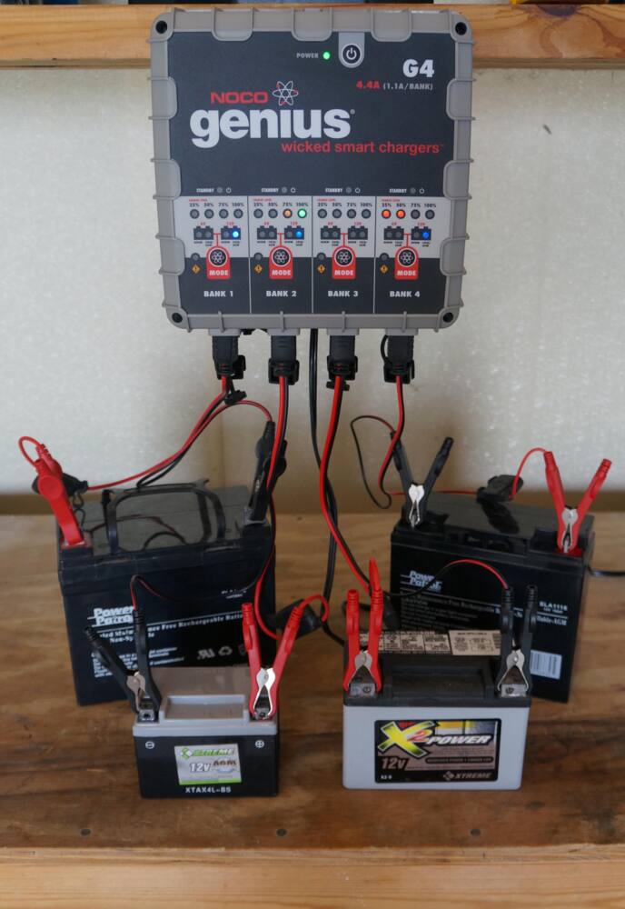 NOCO Genius G4 4Bank Smart Battery Charger Canadian Tire