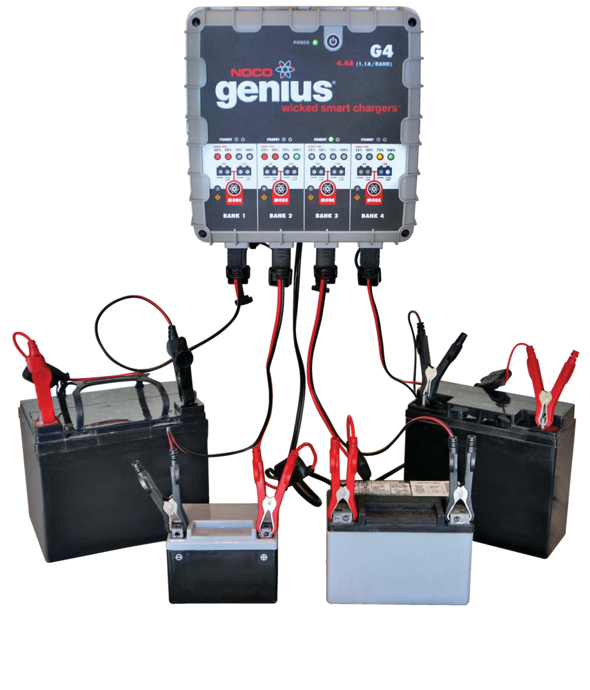 NOCO Genius G4 4Bank Smart Battery Charger Canadian Tire