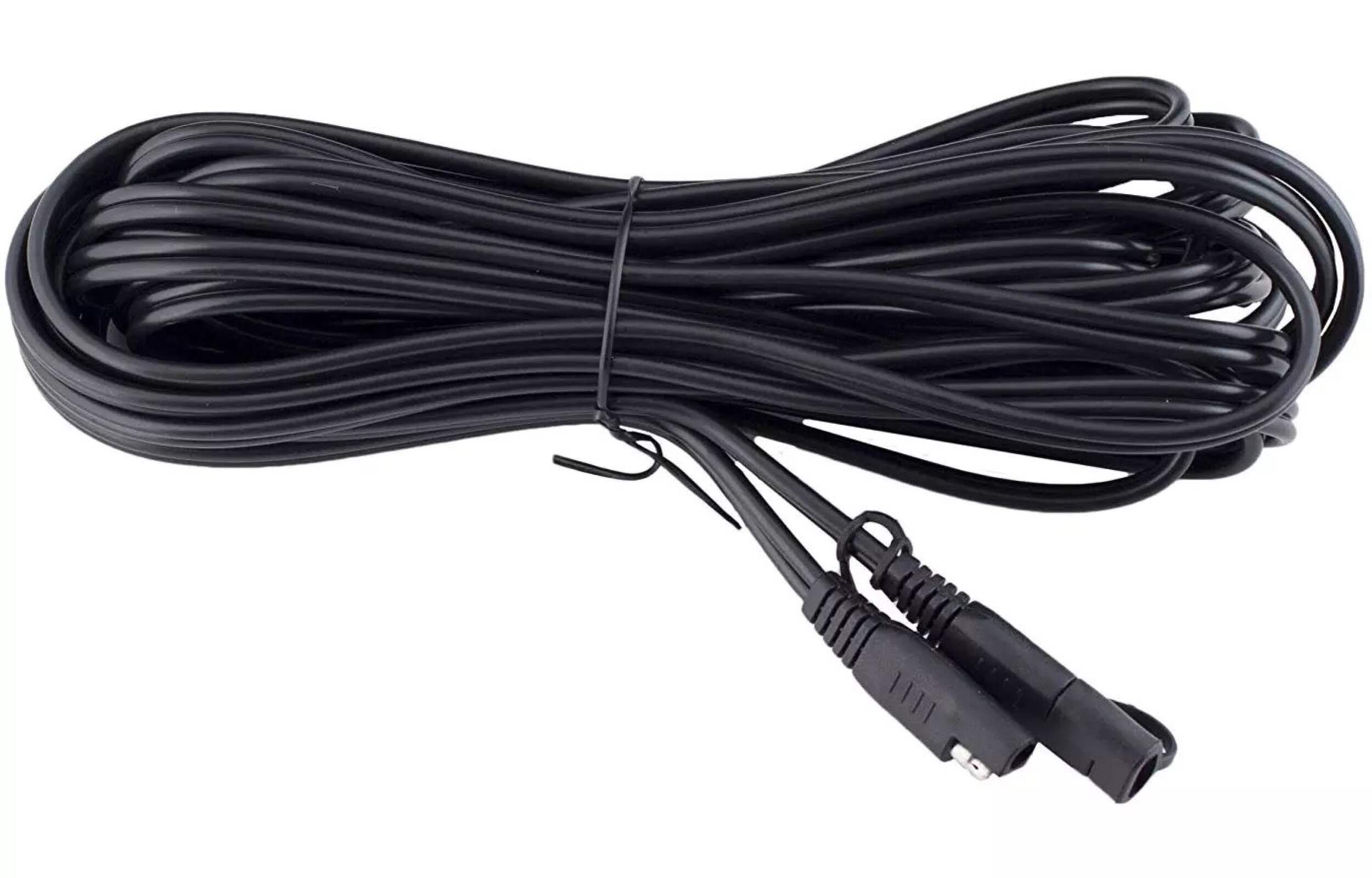 MotoMaster Battery Charger/Solar Panel SAE Quick-disconnect Extension Cable, 10-ft Overhead_Flat