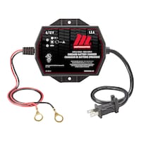 MotoMaster Simple Series Onboard Smart Battery Charger and Maintainer, Fully Automatic, 1.5-Amp, 6V/12V Front_Flat