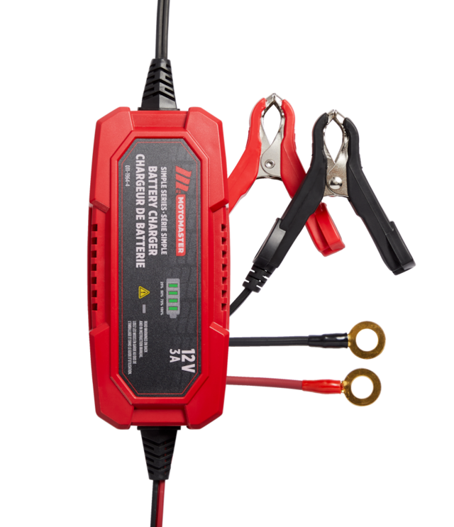 MotoMaster Simple Series Smart Battery Charger/Maintainer, Fully