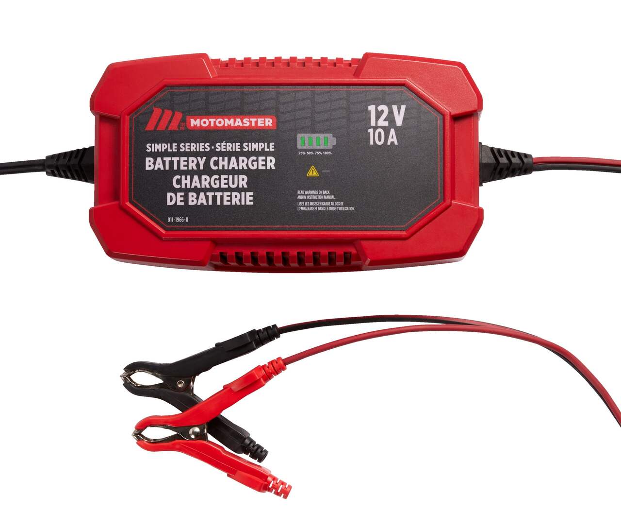 Chargeur de batterie intelligent MotoMaster de série simple, entièrement  automatique, 0,8 a, 12 V