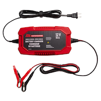 MotoMaster Simple Series Smart Battery Charger/Maintainer, Fully Automatic, 10-Amp, 12V Composite_or_Mixed