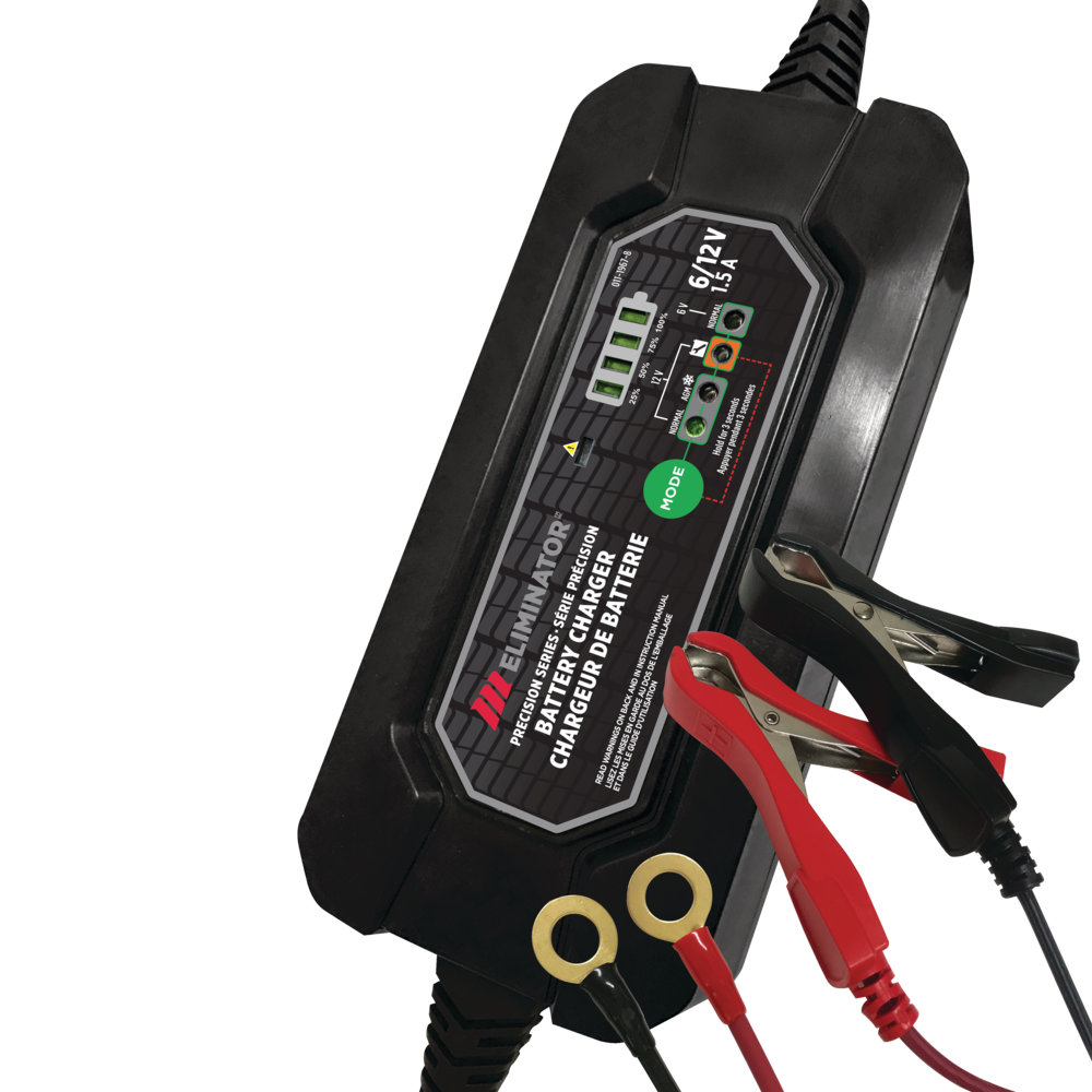 Chargeur de batterie intelligent MotoMaster Eliminator de série Precision,  entièrement automatique, 1,5 a, 6 V/12 V