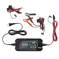 MotoMaster Eliminator Precision Series Smart Battery Charger/Maintainer, Fully Automatic, 7/1-Amp, 12V Composite_or_Mixed