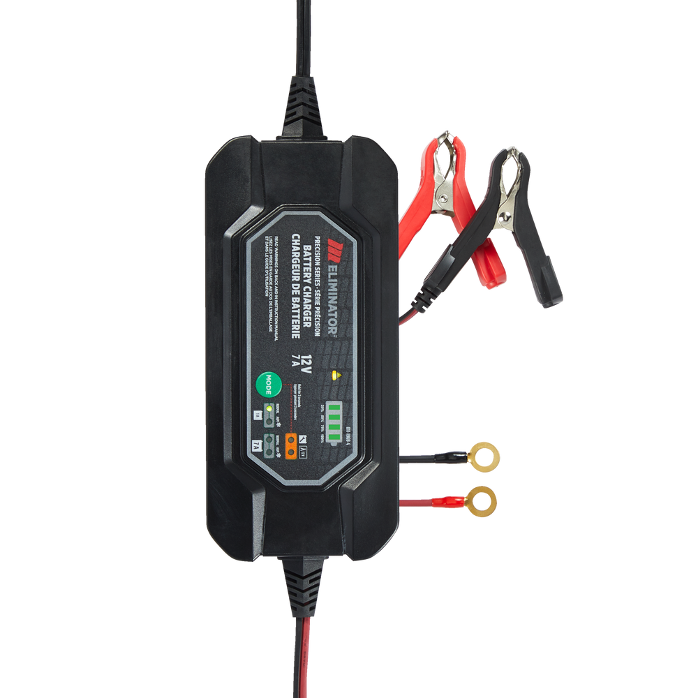 MotoMaster Eliminator Precision Series Smart Battery Charger/Maintainer, Fully Automatic, 7/1 MotoMaster Eliminator Precision Series Smart Battery Charger/Maintainer, Fully Automatic, 7/1
