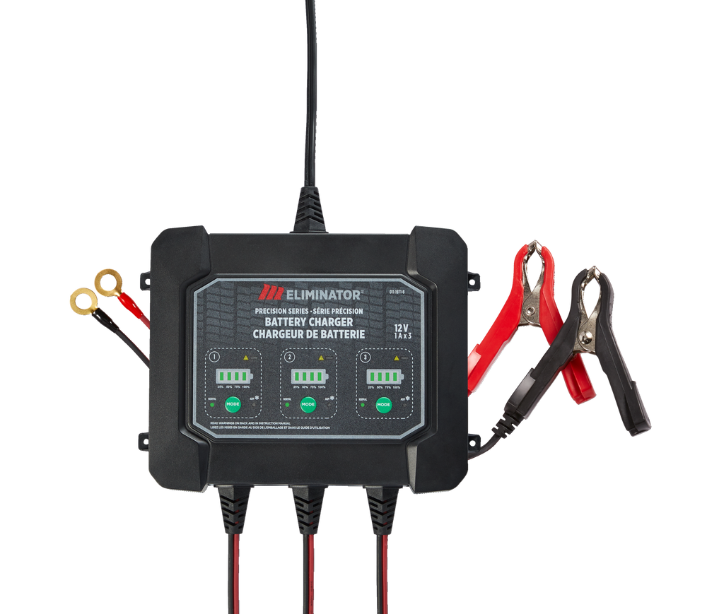 MotoMaster Eliminator Precision Series 3Bank Smart Battery Charger