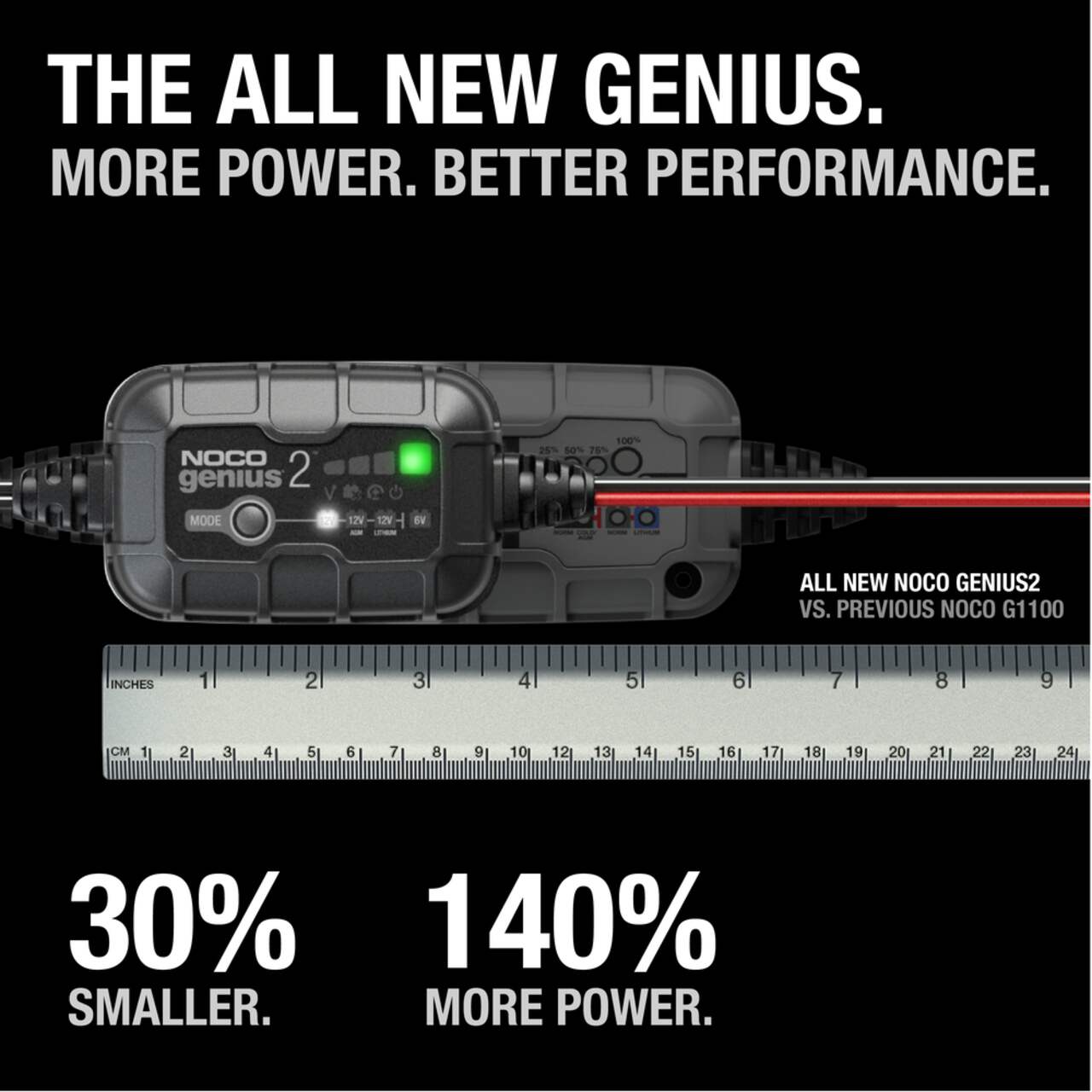 GENIUS2D Chargeur intelligent de maintien Genius 12V 2A Pb Batteries Expert
