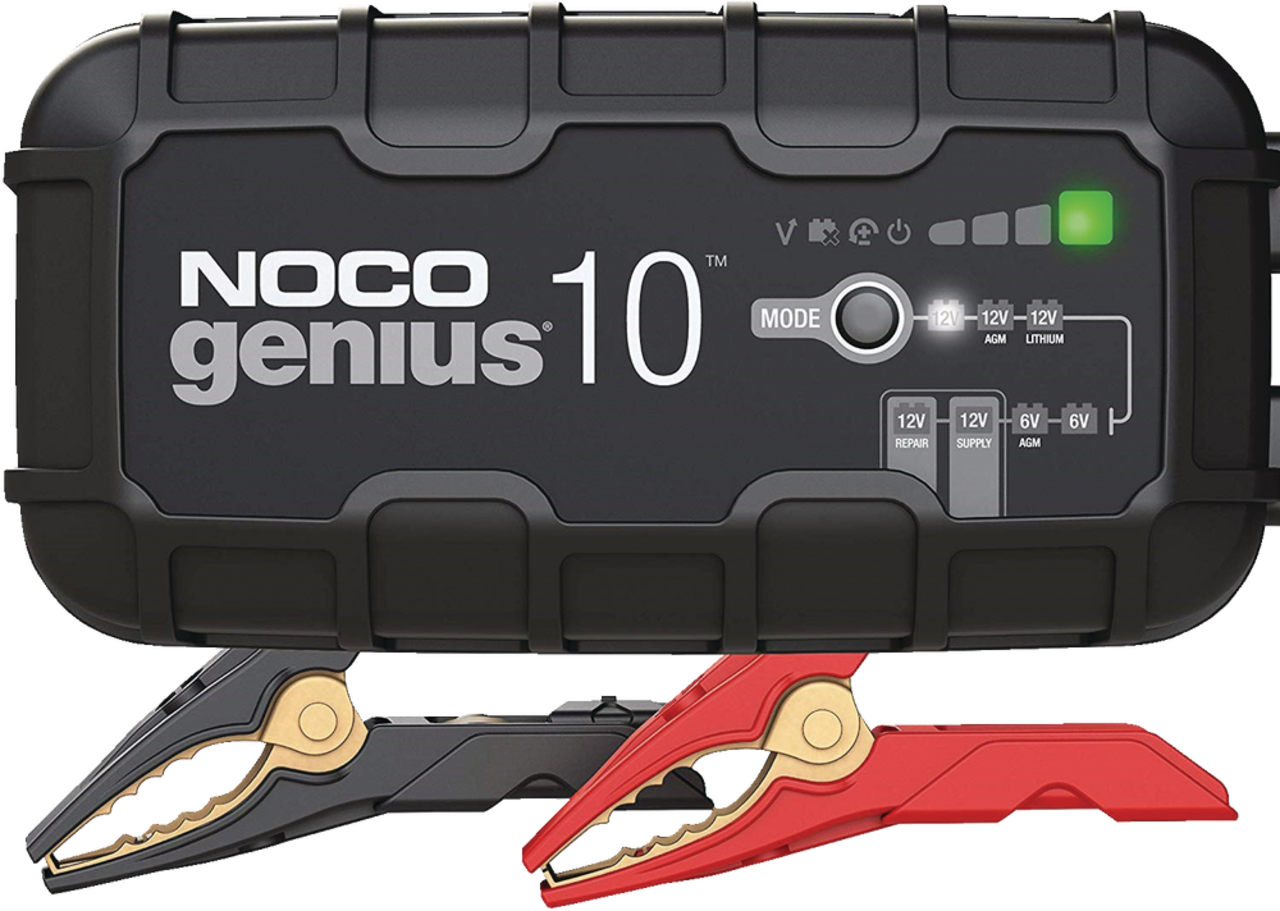 NOCO GENIUS10 Smart Battery Charger/Maintainer/Desulfator, 10-Amp, 6V/12V