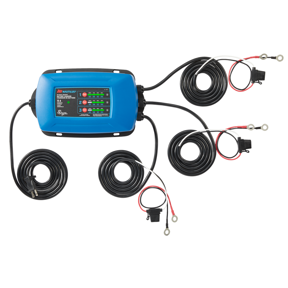 MotoMaster Nautilus 3Bank Onboard Smart Battery Charger/Maintainer