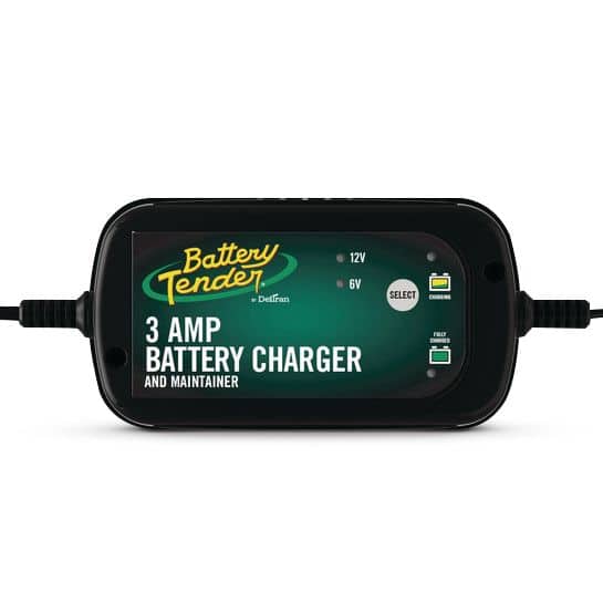 Battery Tender Smart Battery Charger/Maintainer, 3-Amp, 6V/12V
