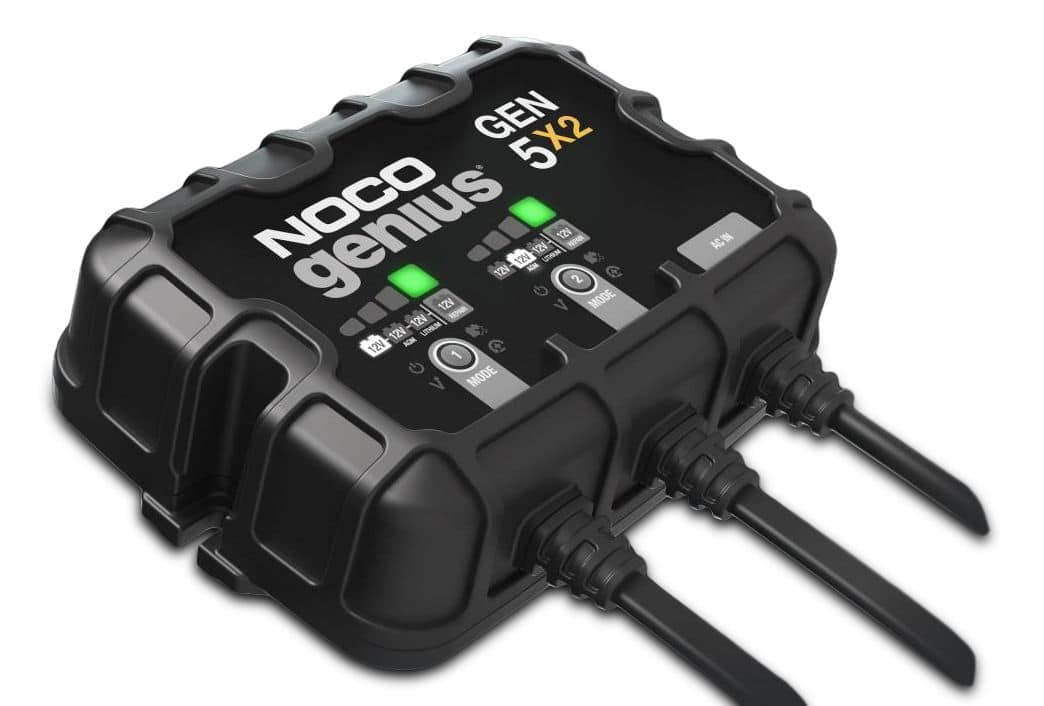 Chargeur de batterie intelligent NOCO GENIUS5, chargeur/mainteneur/ désulfateur, 5 A, 6 V/12 V