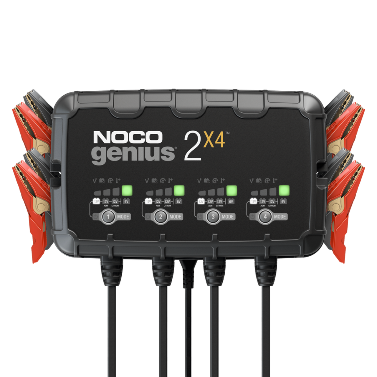 Chargeur de batterie intelligent NOCO GENIUS2X4, chargeur/chargeur de  batterie, 4 blocs, 8 a, 6 V/12 V