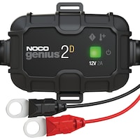NOCO GENIUS2D Onboard Smart Battery Charger/Maintainer/Desulfator, 2-Amp, 12V Front_Flat