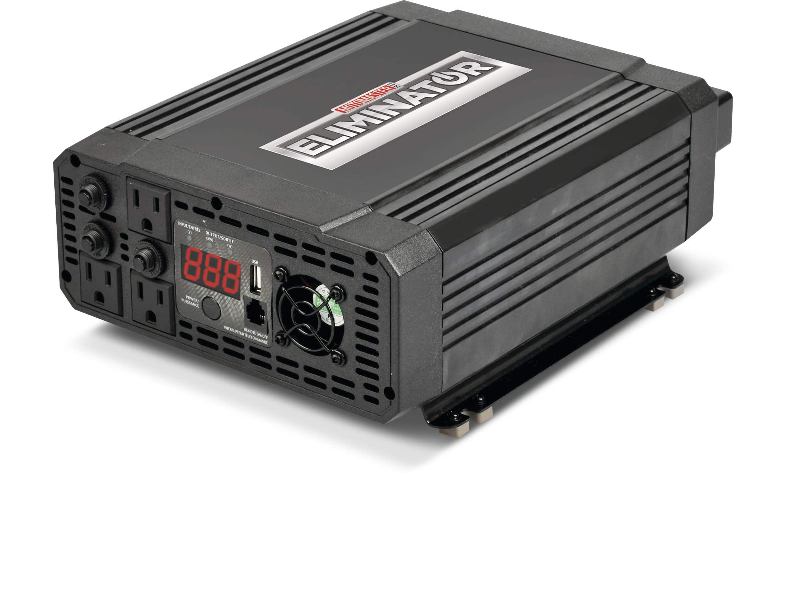 MotoMaster Eliminator Mobile Power Inverter, 2000W Front_Three_Fourths_Angled_Right
