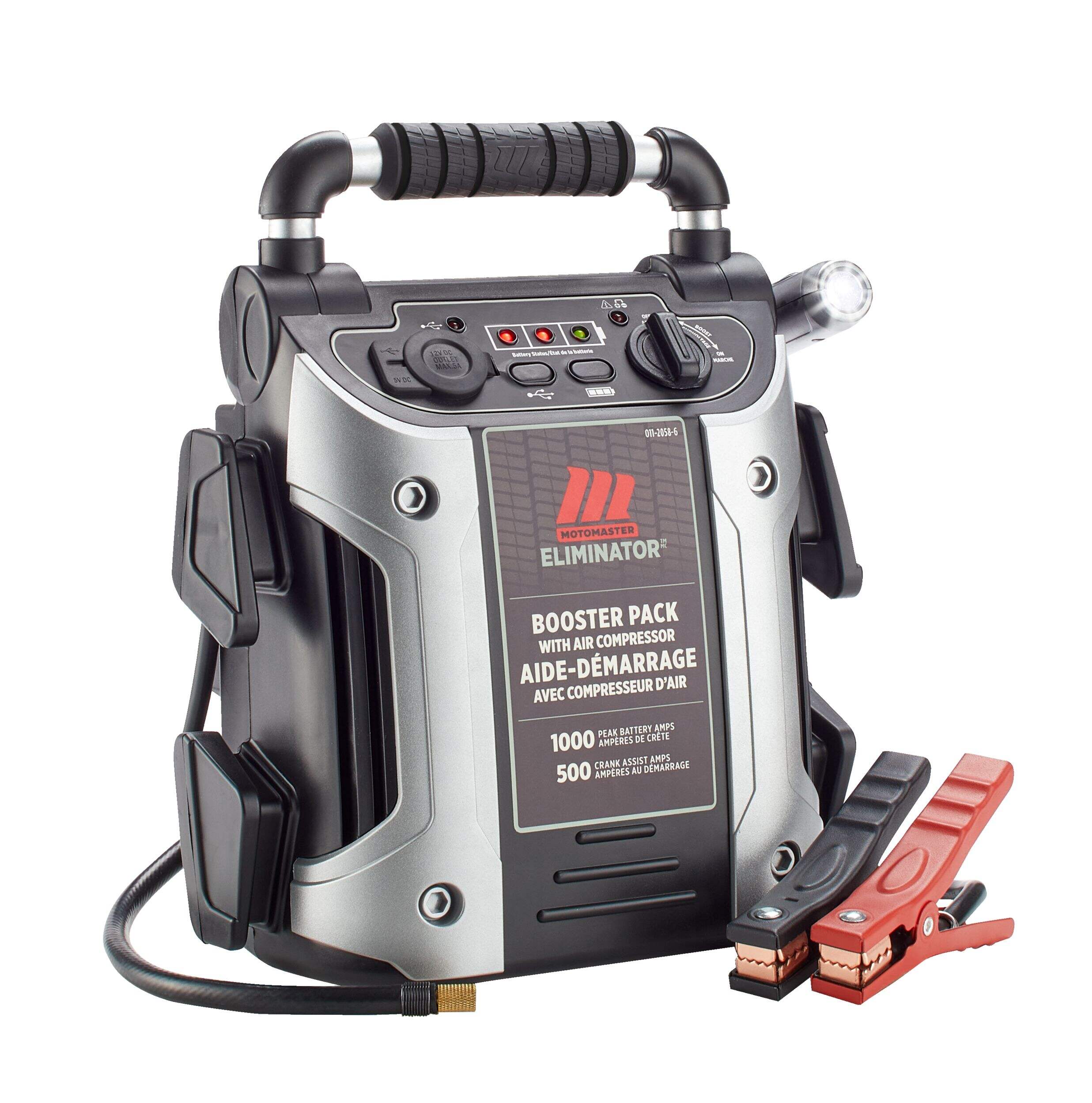 Démarreur et compresseur d'air MotoMaster Eliminator, 1 000 A Composite_or_Mixed