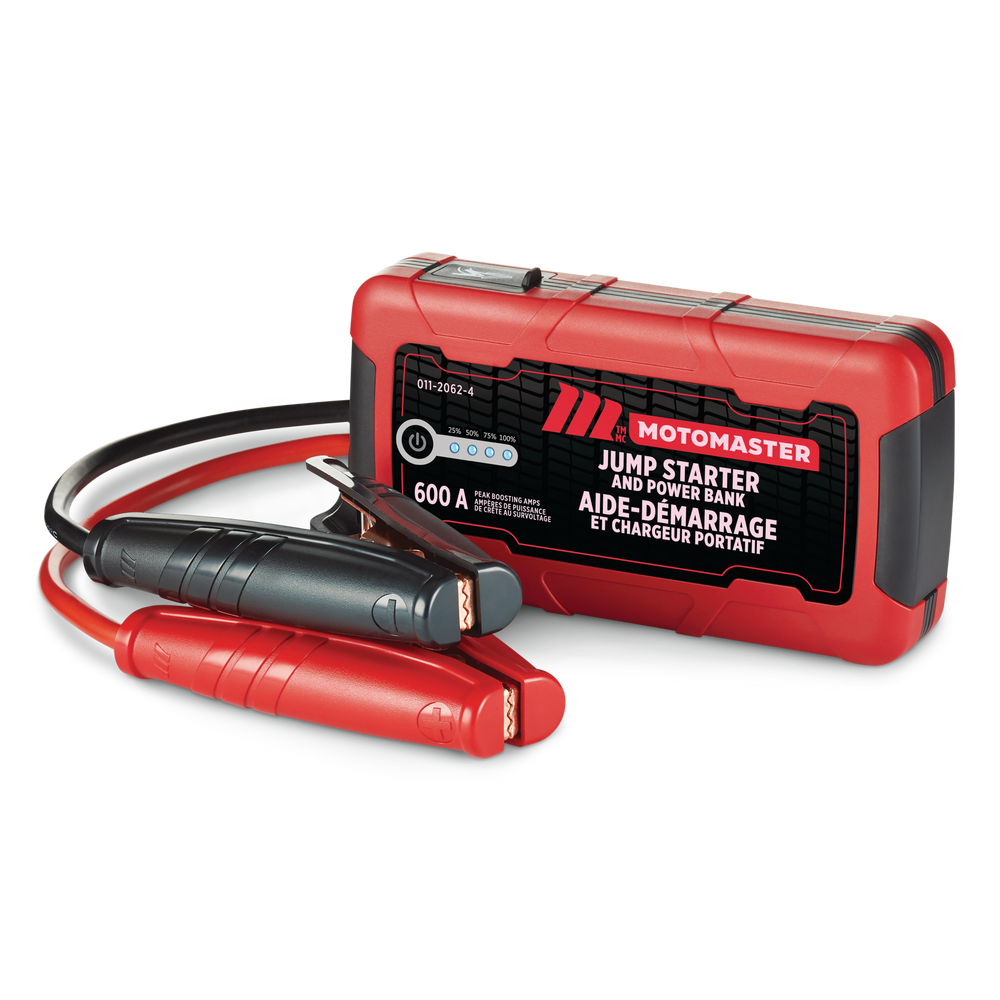 Motomaster Booster Packjump Starter And Usb Power Bank Lithium Ion 600 Amp 12v Canadian Tire 8975