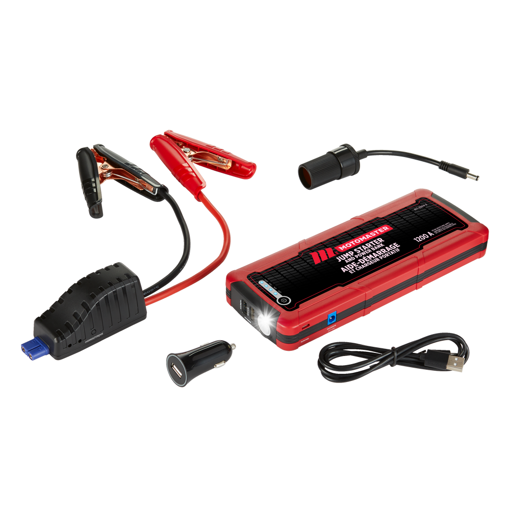 Battery Portable Lithium Ion 12V  Charger Jump Starter & USB Power Pack 