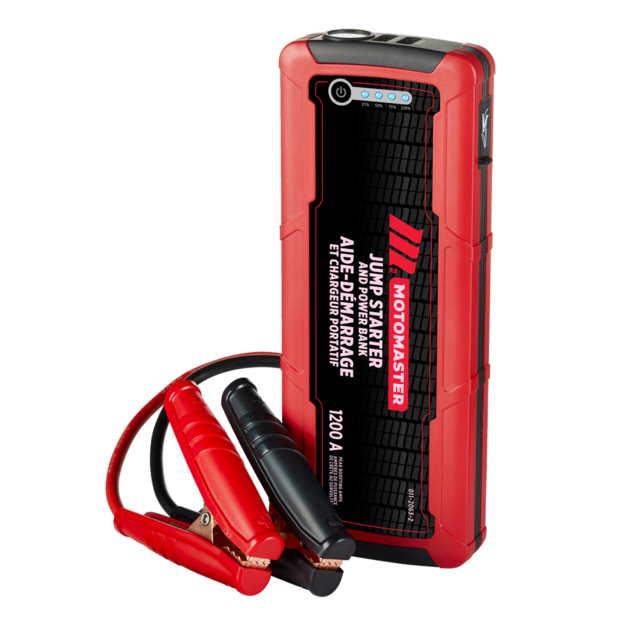 MotoMaster Booster Pack/Jump Starter & USB Power Bank, Lithiumion