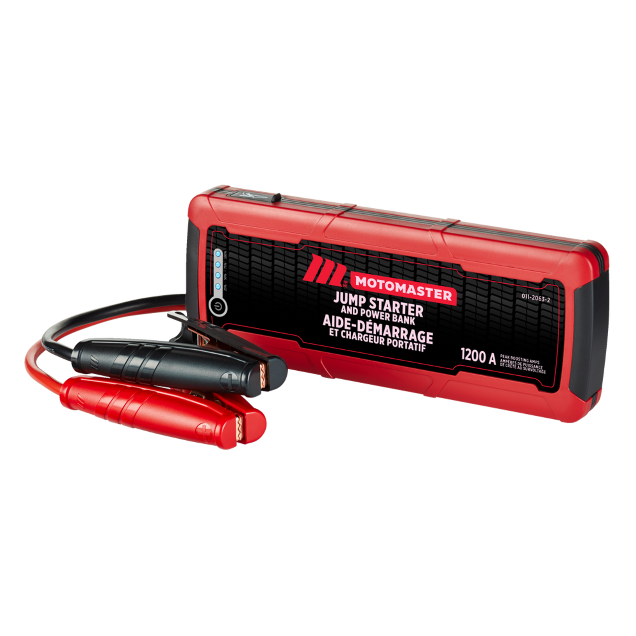 MotoMaster Booster Pack/Jump Starter & USB Power Bank, Lithium-ion,  1200-Amp, 12V
