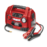 MotoMaster Booster Pack/Jump Starter, with Air Compressor, 900 Peak Amp, 12V Front_Angled_Left